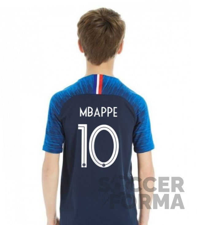 Детская форма сборной Франции Мбаппе 10 2020 - вид 1