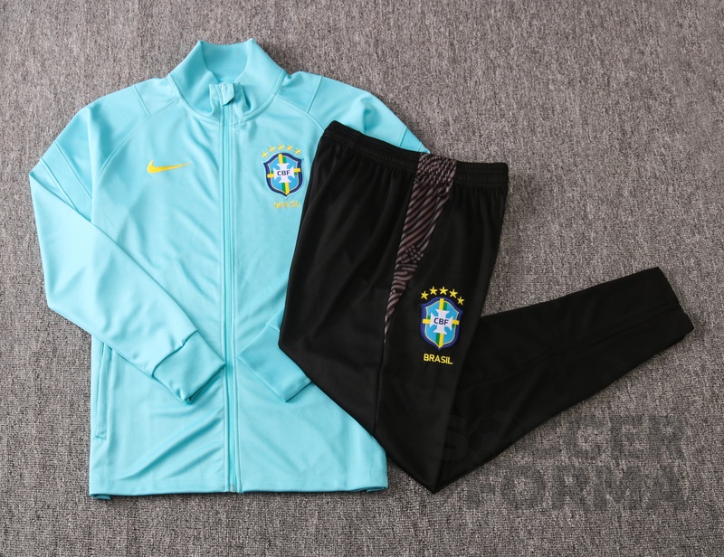 Парадный костюм сборной Бразилии 2021-2022 голубой - вид 3