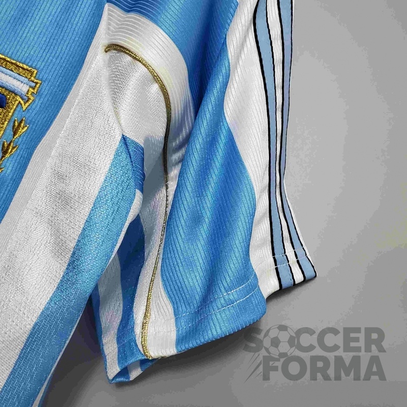 Ретро футболка сборной Аргентины 1998 - вид 5