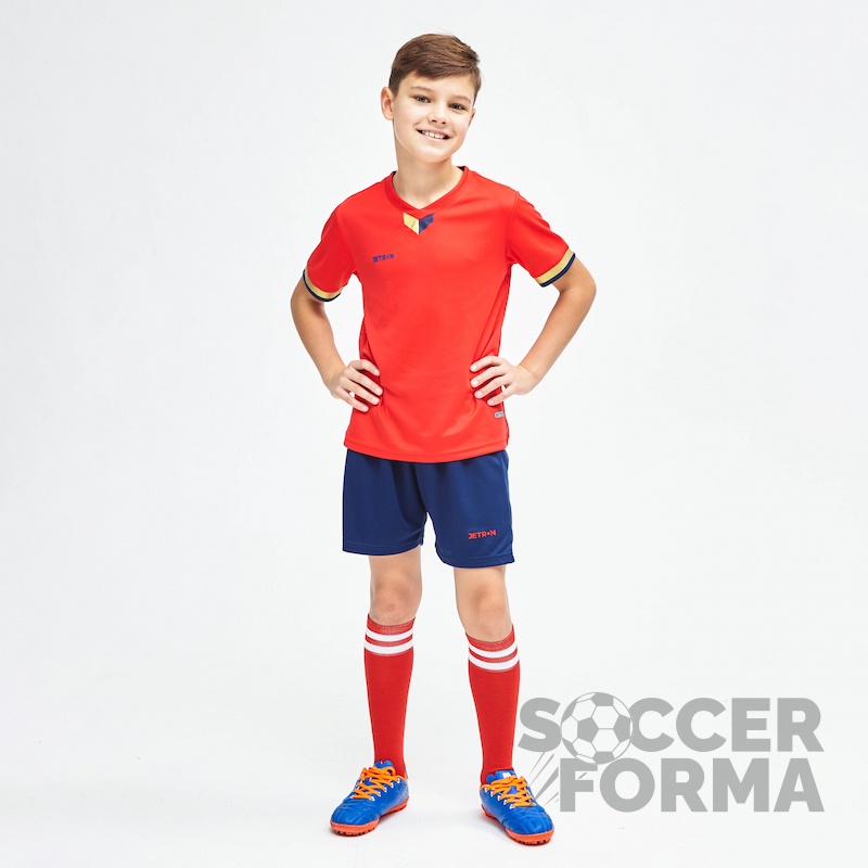 Детская футбольная форма Jetron strong красно-синяя - вид 1