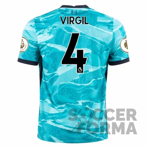 Гостевая футболка Ливерпуль Вирджил Ван Дейк 2020-2021