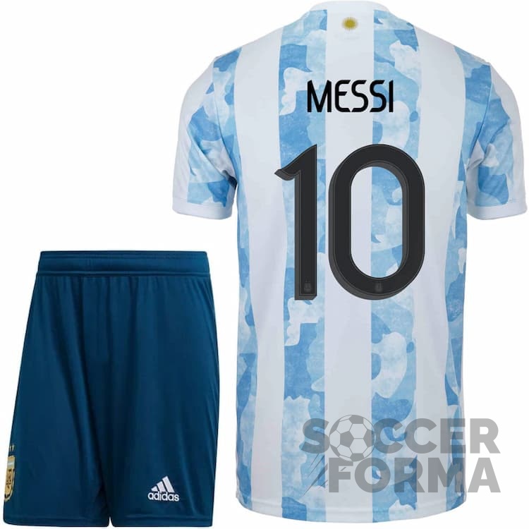 Детская форма сборной Аргентины Месси 10 2020 2021 - вид 1