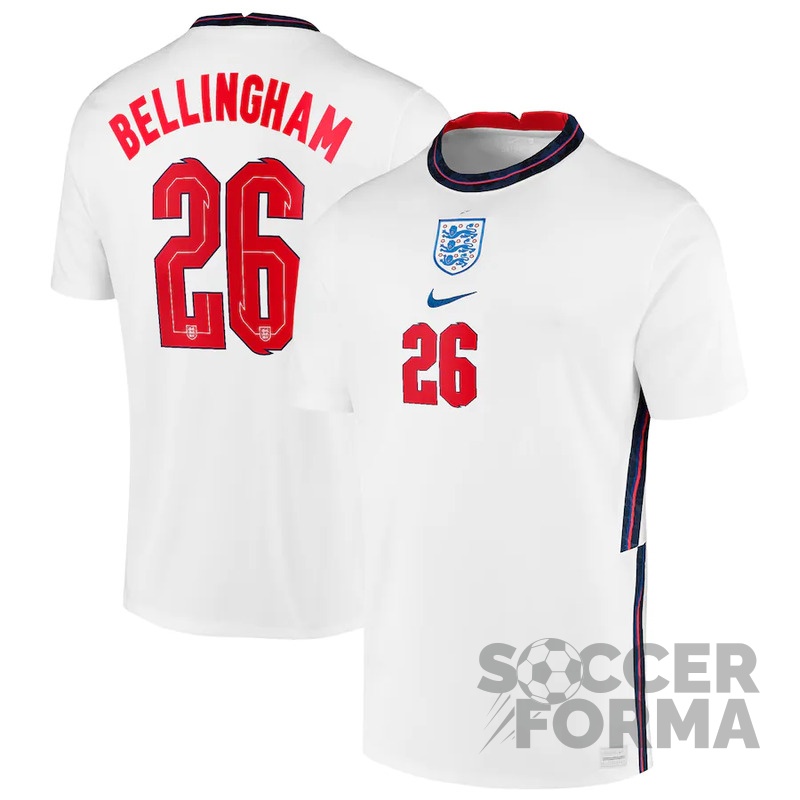 Футболка сборной Англии Беллингем 26 2020-2022 - вид 1