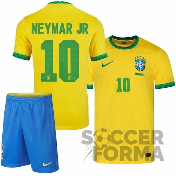 Детская форма сборной Бразилии 2020 Неймар 10 - вид 1