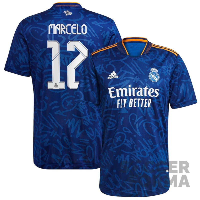 Гостевая футболка Реал Мадрид Марсело 12 2021-2022 - вид 1