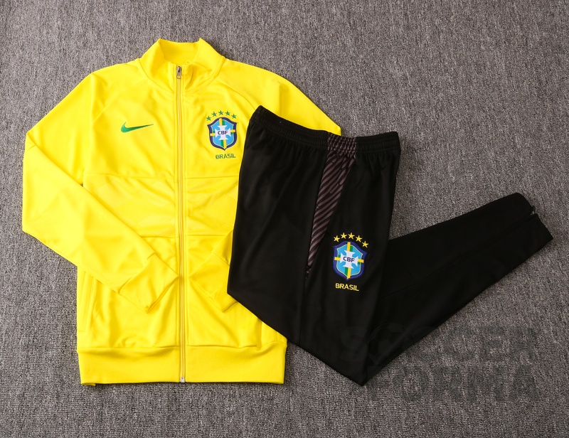 Парадный костюм сборной Бразилии 2021-2022 желтый - вид 3