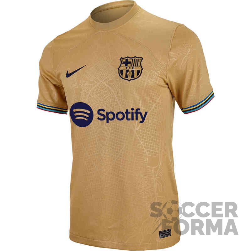 Гостевая футболка Барселоны 2022-2023