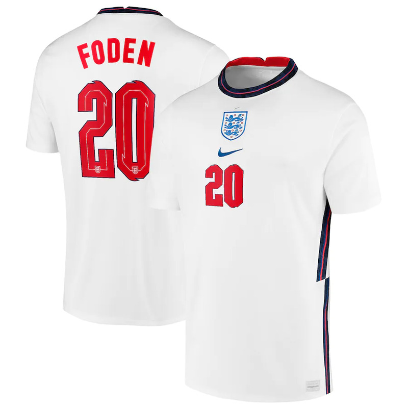 Футболка сборной Англии Фоден 20 2020-2022