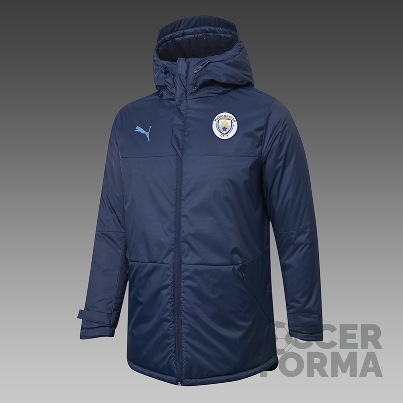Куртка утепленная Манчестер Сити 2021-2022 синяя - вид 1