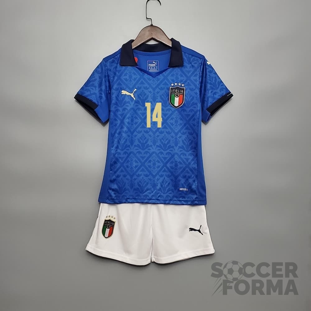 Детская форма сборной Италии Кьеза 14 2021 - вид 2