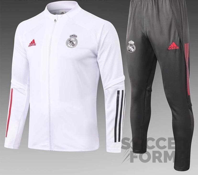 Спортивный костюм Реал Мадрид 2021 белый - вид 1