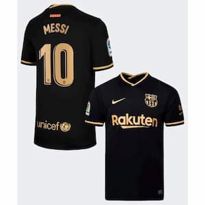 Гостевая футболка Барселоны Месси 10 2020-2021