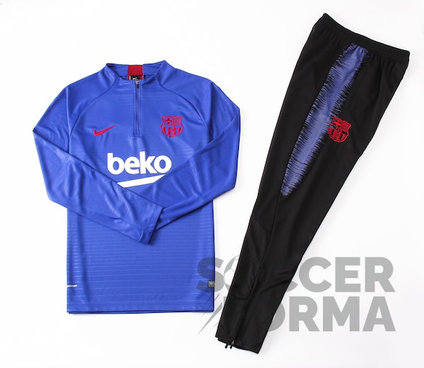 Спортивный костюм Барселона 2020 синий - вид 3