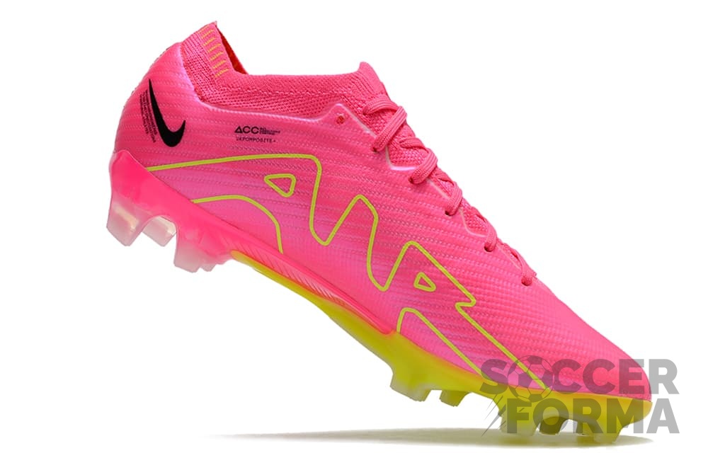 Бутсы Nike Air Zoom Mercurial Vapor XV Elite FG розовые - вид 2