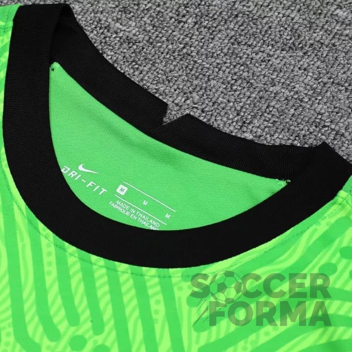 Вратарская футболка Барселоны 2020-2021 зелёная Lux - вид 4