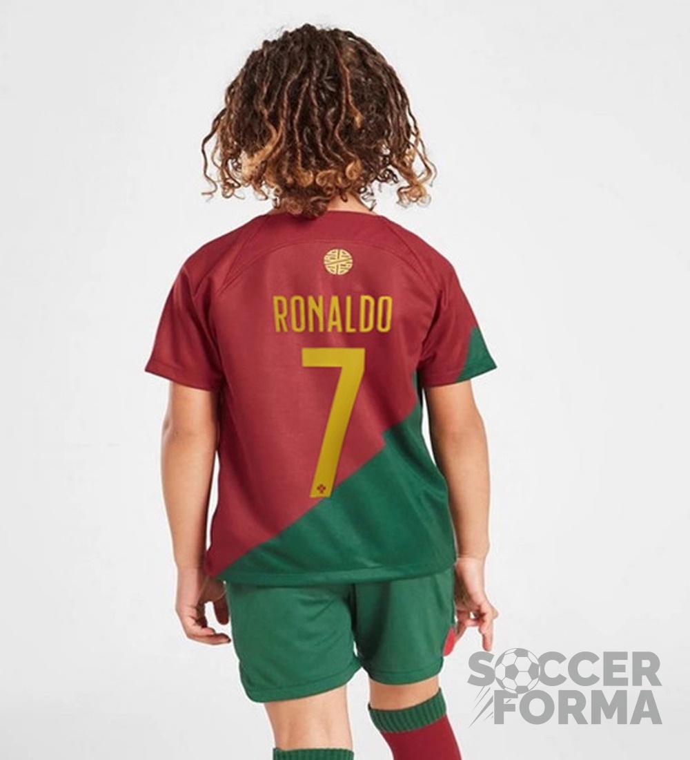 Детская форма сборной Португалии Роналдо 7 2022-2023 - вид  1