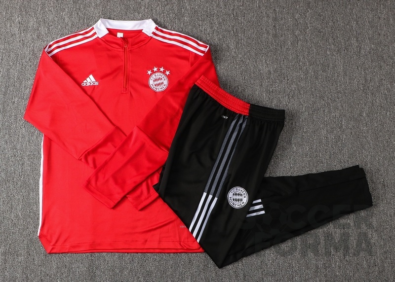 Тренировочный костюм Бавария Мюнхен 2021-2022 красный - вид 3