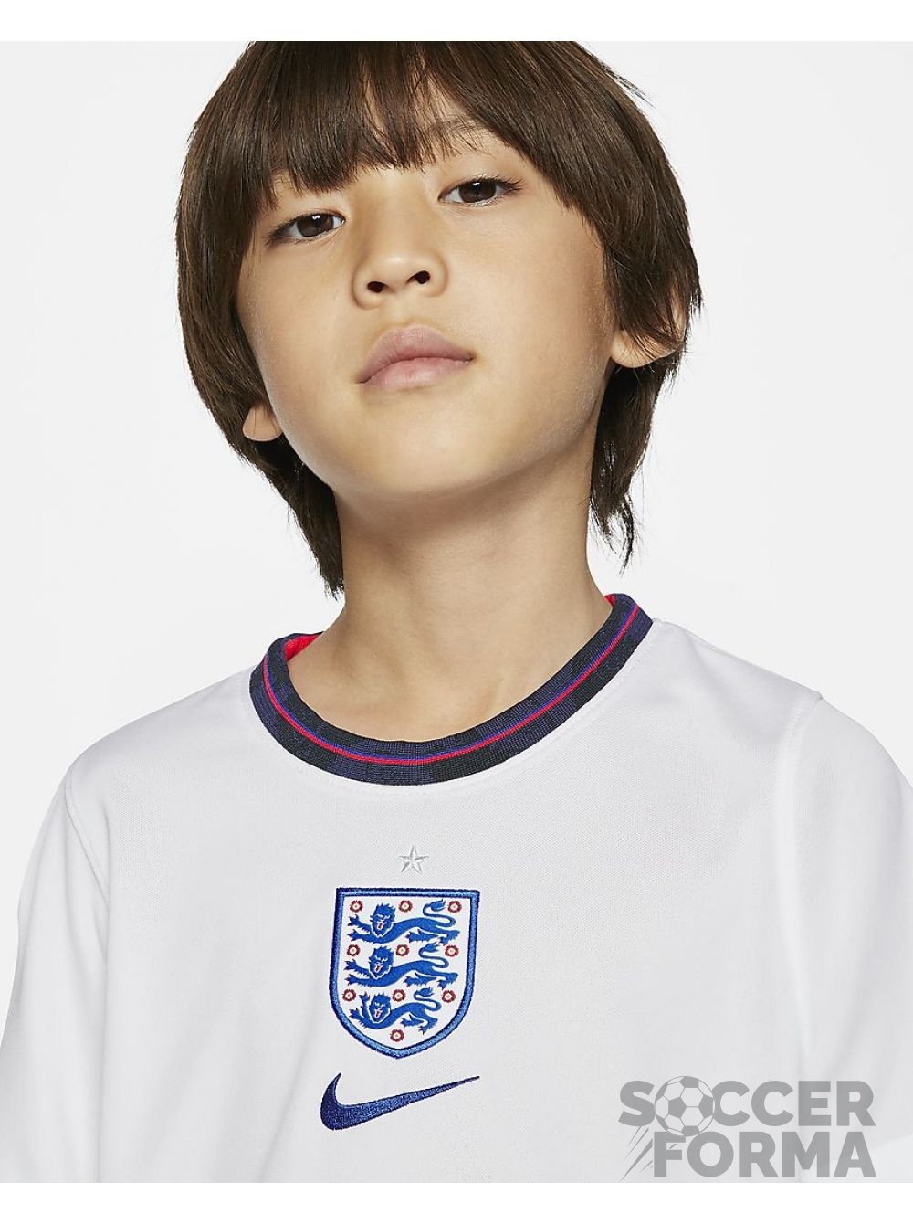 Детская форма сборной Англии 2021 с гетрами