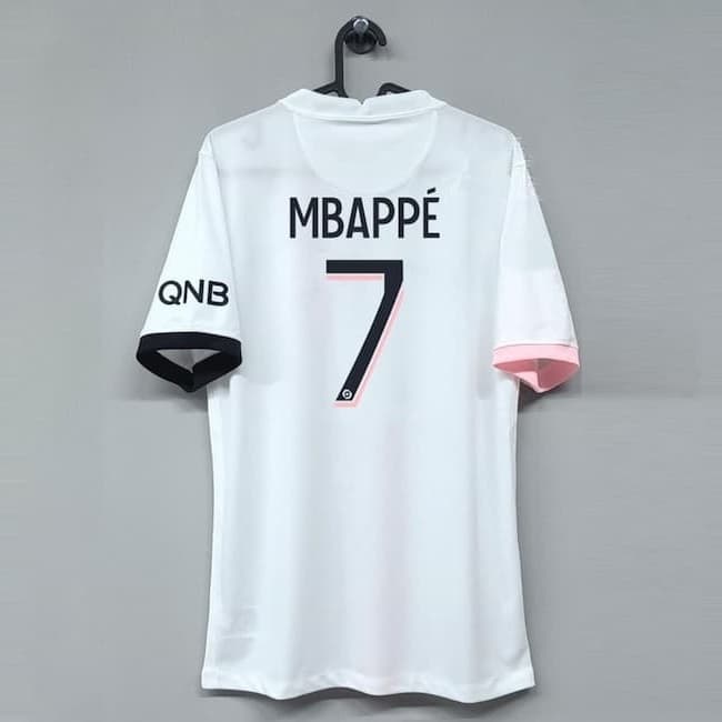 Гостевая футболка ПСЖ Мбаппе 7 2021-2022