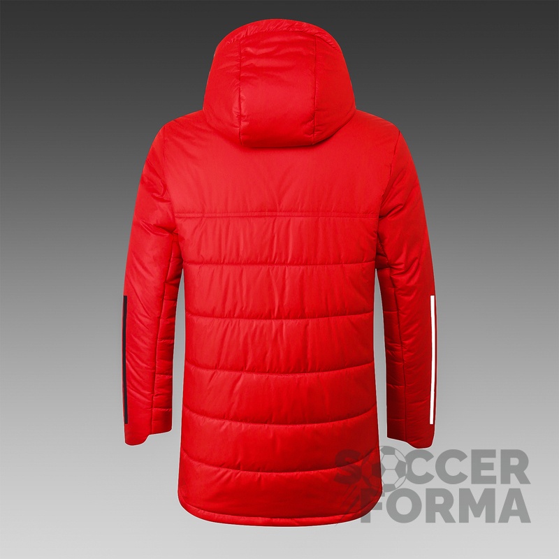 Зимняя куртка Реал Мадрид 2021-2022 красная - вид 2