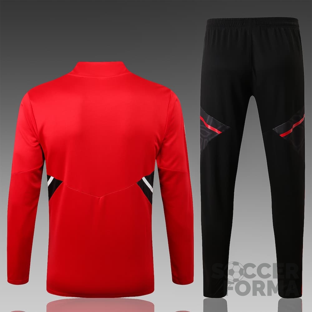 Детский тренировочный костюм Манчестер Юнайтед 2022-2023 красный - вид 2