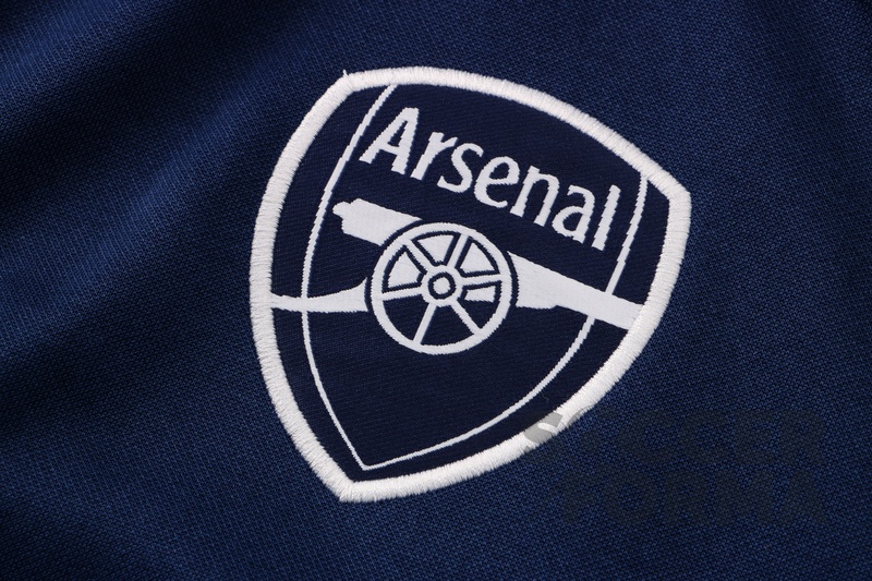 Спортивный костюм Арсенал 2021-2022 с капюшоном синий - вид 5