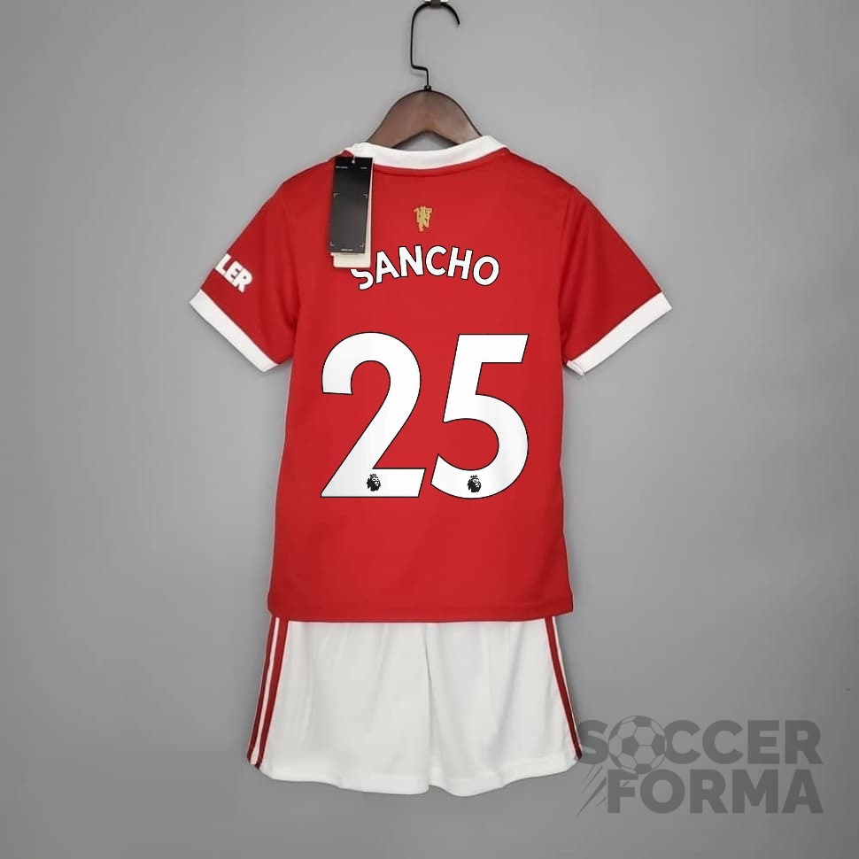 Детская форма Манчестер Юнайтед Санчо 25 2021-2022 - вид  1