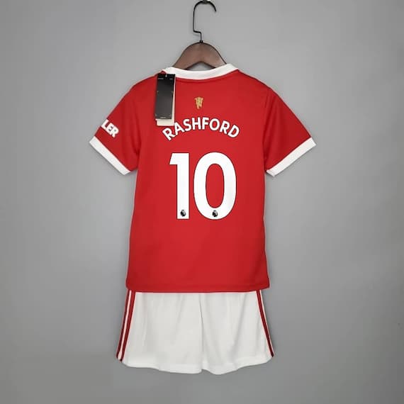 Детская форма Манчестер Юнайтед Рэшфорд 10 2021-2022