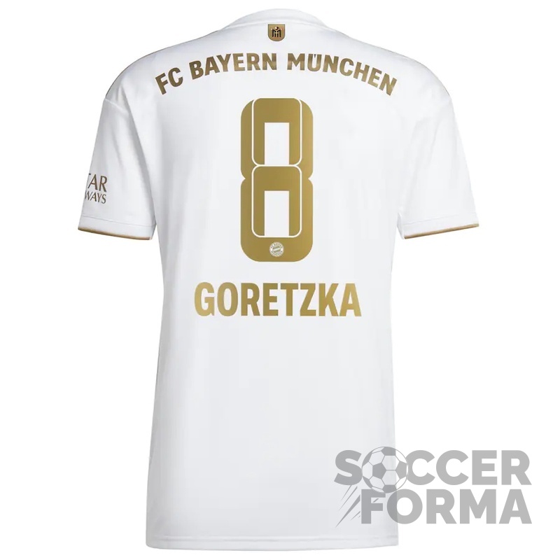 Гостевая футболка Бавария Мюнхен Горецка 8 2022-2023