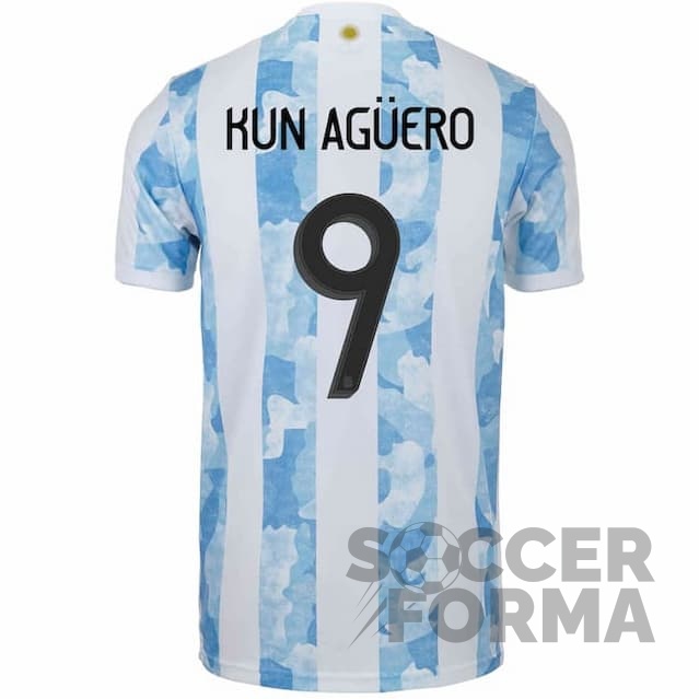 Форма сборной Аргентины Агуэро 9 2021 - вид 1