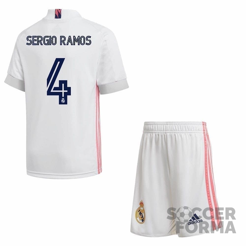 Детская форма Реал Мадрид Серхио Рамос 4 2020 2021 - вид 1