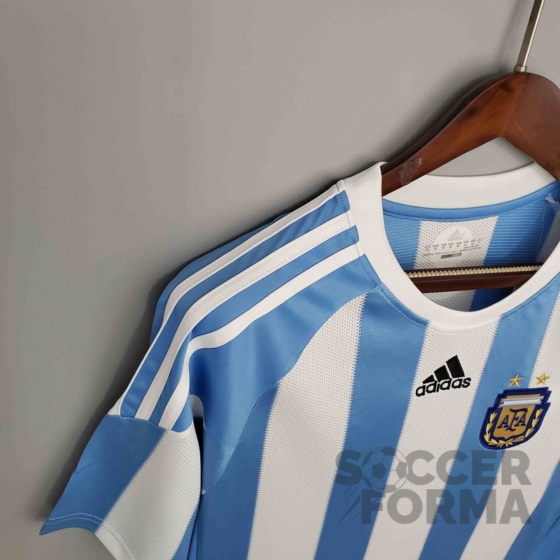 Ретро футболка сборной Аргентины 2010 - вид 3