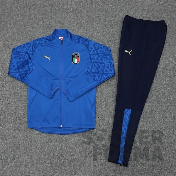 Спортивный костюм сборной Италии 2021 синий - вид 3