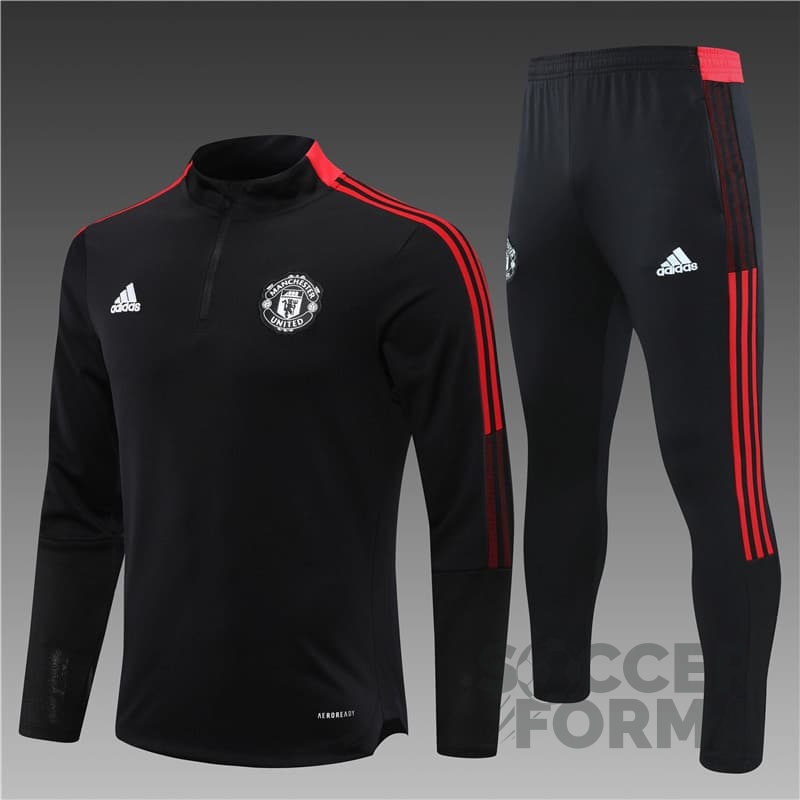 Детский тренировочный костюм Манчестер Юнайтед 2022 черный