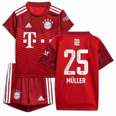 Детская форма Бавария Мюнхен Мюллер 25 2021-2022