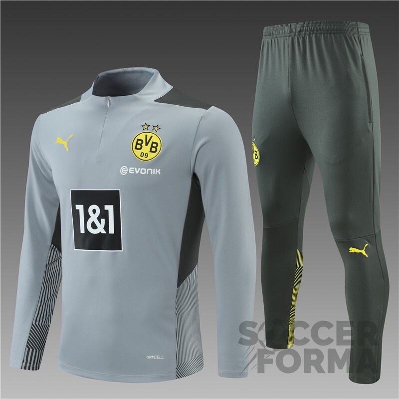 Тренировочный костюм Боруссия Дортмунд 2021-2022 серый