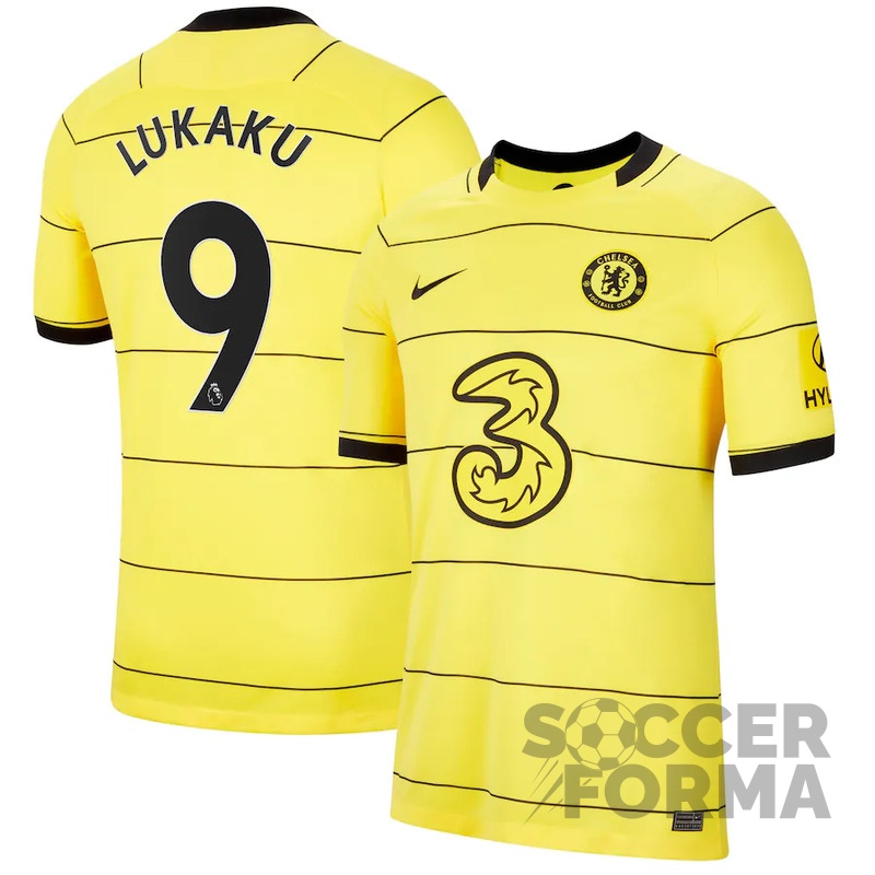 Гостевая футболка Челси Лукаку 9 2021-2022