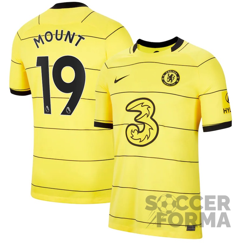 Гостевая футболка Челси Маунт 19 2021-2022