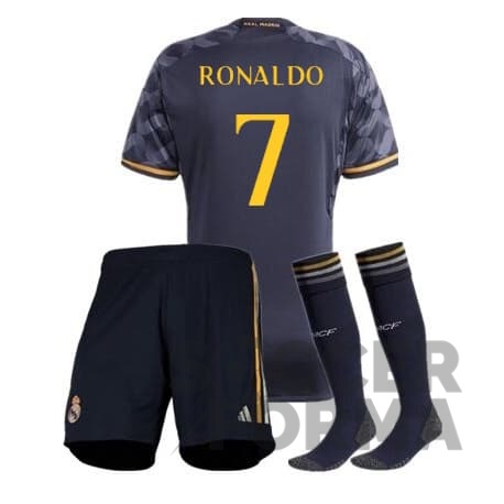 Детская гостевая форма Реал Мадрид Роналдо 7 2023-2024 с гетрами - вид 1