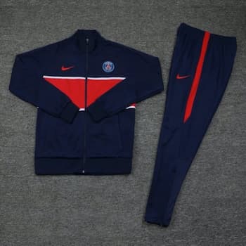 Спортивный костюм ПСЖ сине-красный 2021