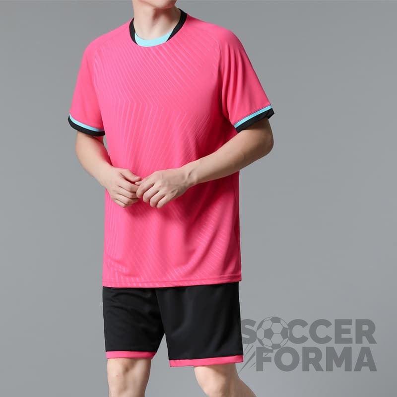 Футбольная форма Jetron Rich розовая - вид 4