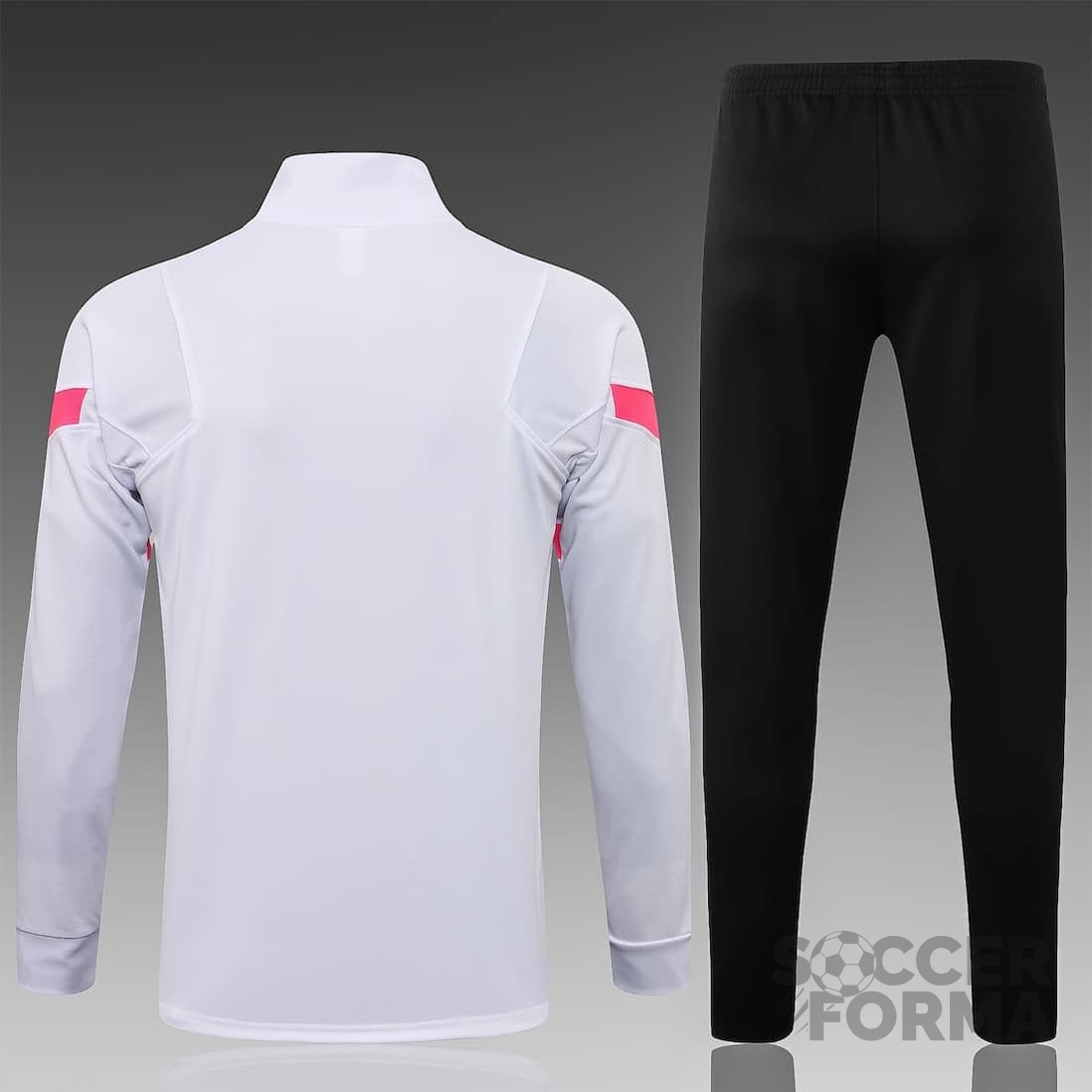 Тренировочный костюм ПСЖ Джордан 2022 на молнии белый - вид 2