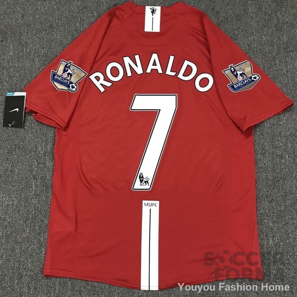Ретро футболка Роналдо 7 Манчестер Юнайтед 2007/08 - вид 1