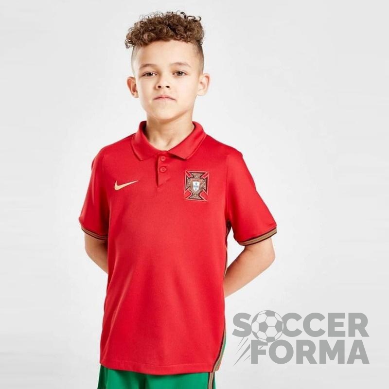 Детская форма сборной Португалии 2021 с гетрами - вид  2