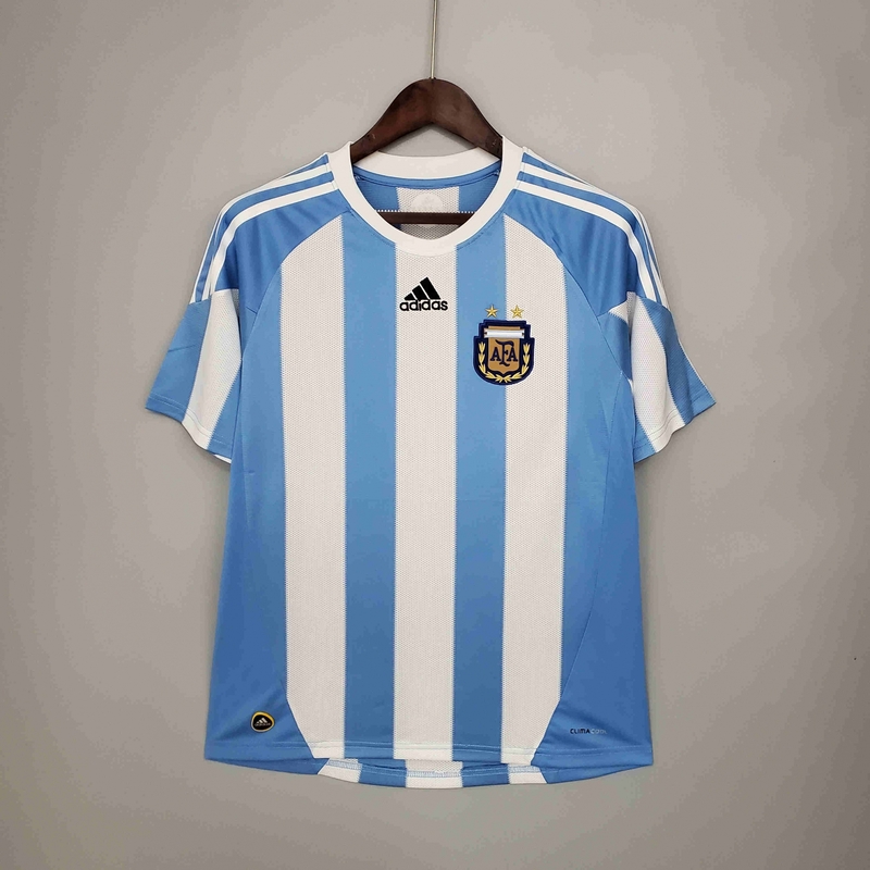 Ретро футболка сборной Аргентины 2010