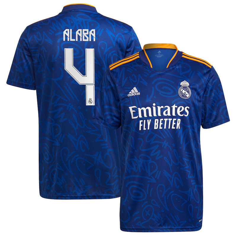 Гостевая футболка Реал Мадрид Алаба 4 2021-2022