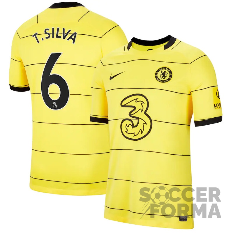 Гостевая футболка Челси Сильва 6 2021-2022