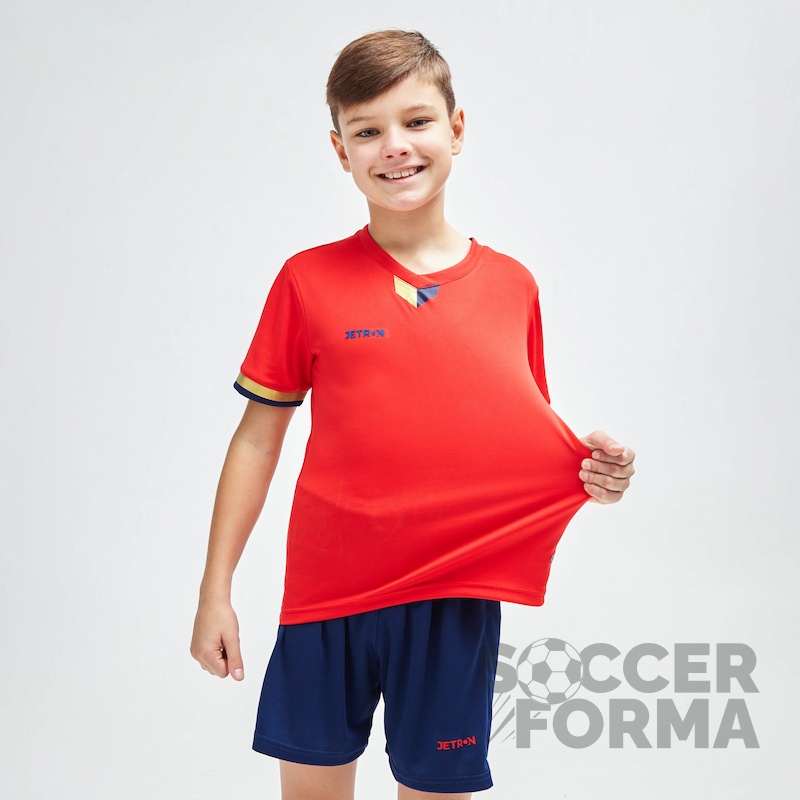 Детская футбольная форма Jetron strong красно-синяя - вид 5