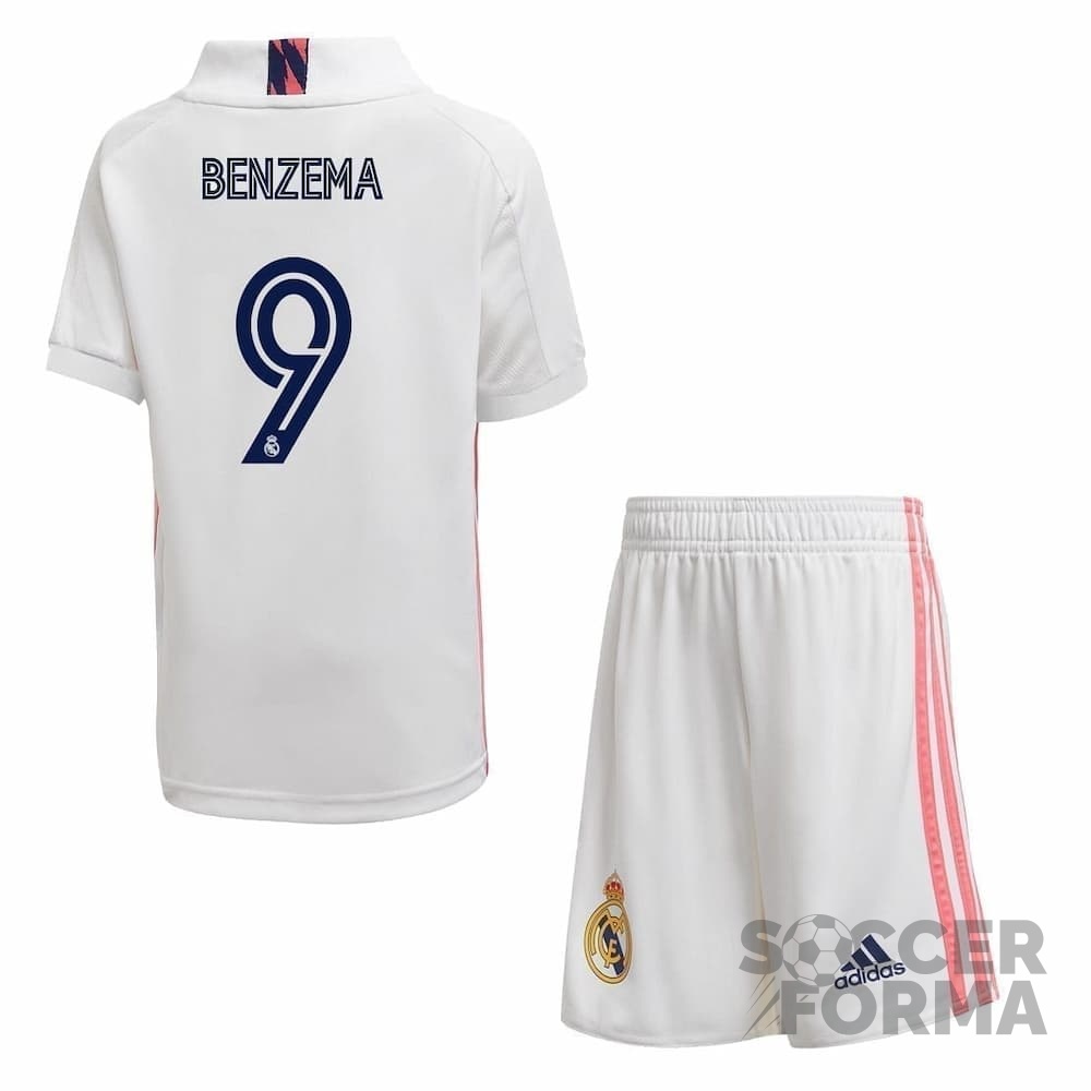 Детская форма Реал Мадрид Бензема 9 2020 2021 - вид  1