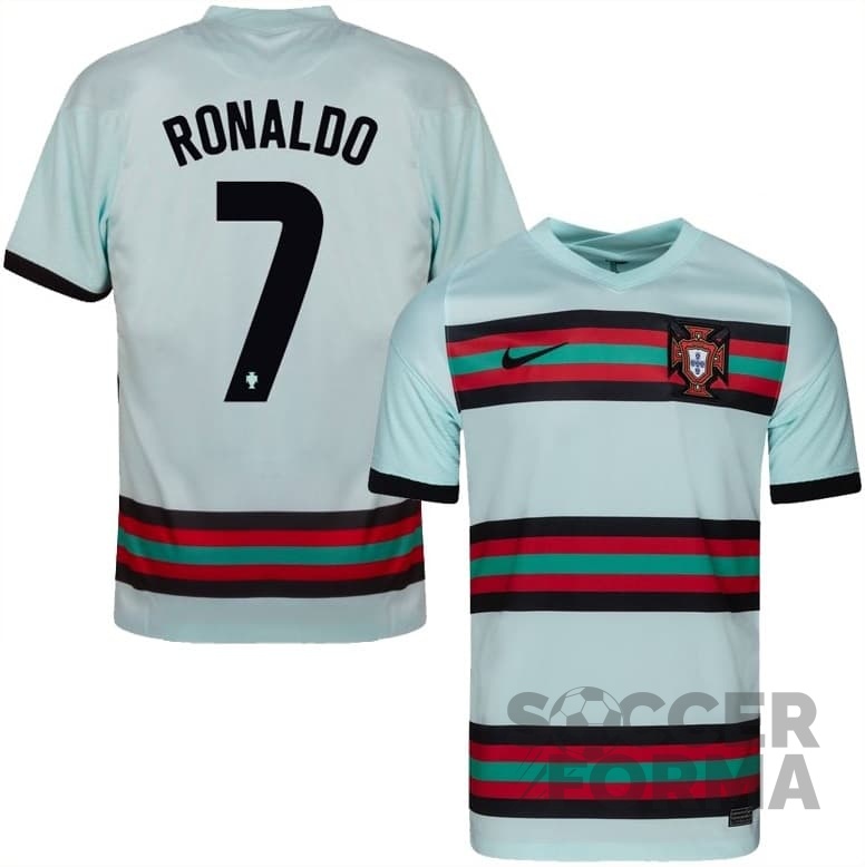 Гостевая футболка сборной Португалии Роналдо 7 ЕВРО 2021 - вид 1